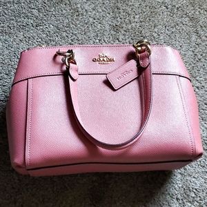 Coach light pink purse